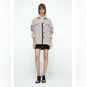 Zara Textured Weave Overshirt